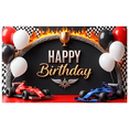 thumbnail image 5 of Racing Theme Banner Decorative Design Colorful Balloons Party Backdrop for Birthday Party Kids Celebration, 5 of 7