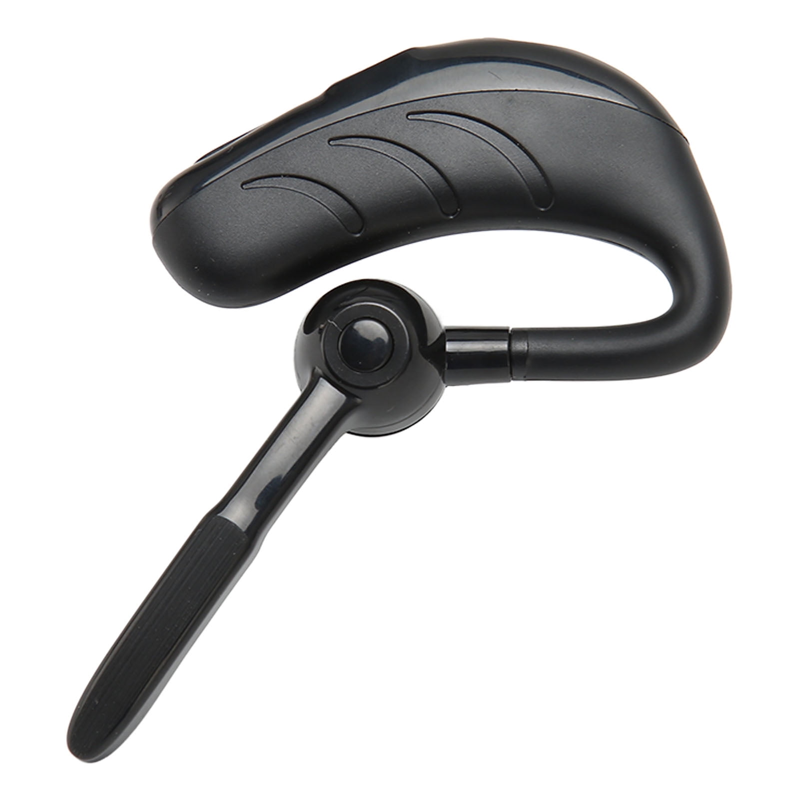 Bluetooth Earpiece HD Calls Rechargeable Single Ear Wireless Headset with Power Display for Phone Tablet Black with Digital Display Cardboard Box