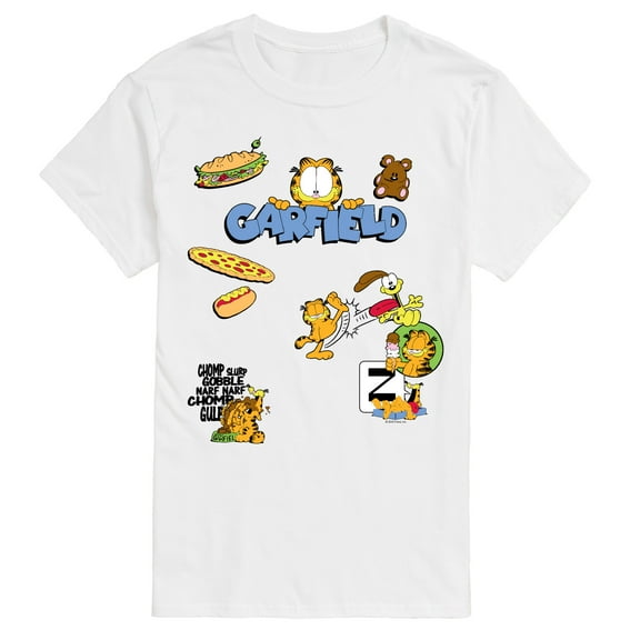 Garfield - Collage - Men's Short Sleeve Graphic T-Shirt