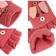 thumbnail image 3 of Lindos guantes de invierno convertibles de lana tejidas manoplas mágicas dibujos animados Ha, 3 of 5