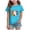 Sky Blue, variant on Xyant Girls Halloween Shirts Pumpkin Ghost Spooky Halloween T-Shirt Short Sleeve Toddler Kids Fun Tops,Size 11-12 Years