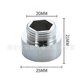 thumbnail image 1 of Shower Hose Connector: Easy Installation 3/4 to 1/2 Inch Adapter - Metal Female Thread Fitting for Bathroom Water Hose Connecting, 1 of 3