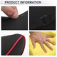 thumbnail image 3 of Almohada para reposacabezas de automóvil Unique Bargains, soporte para cuello ergonómico y cómodo, poliéster y espuma de memoria, ancho ajustable, negro y línea roja, 1 Pcs para conducción y viaje, 3 of 7