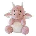 thumbnail image 3 of Peluche de dragón con alas, muñeco suave con cojín de dragón volador en dibujos animados, dragón Rosa, 3 of 9