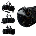 thumbnail image 3 of Constellation Gym Bag, Dance Bag, Shoe Bag, Luggage Bag, Size 17.7 Inches. Interior Zipper Pocket. Large Capacity., 3 of 6