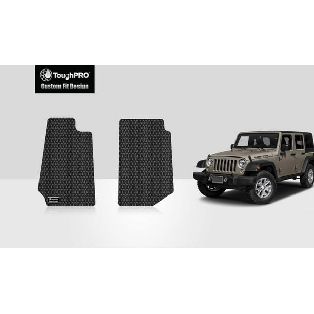 Toughpro Floor Mat Accessories Two Front Mats Compatible With 2020 Jeep Wrangler 4 Door Jk 2005