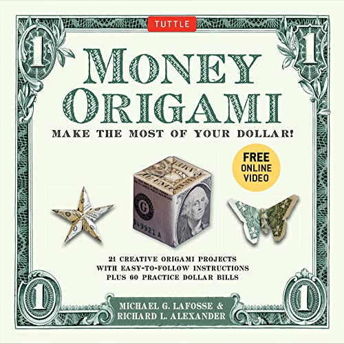 Pre-Owned Money Origami: Make the Most of Your Dollar: Origami Book with 60 Origami Paper Dollars, 21 Projects and Instructional DVD Paperback