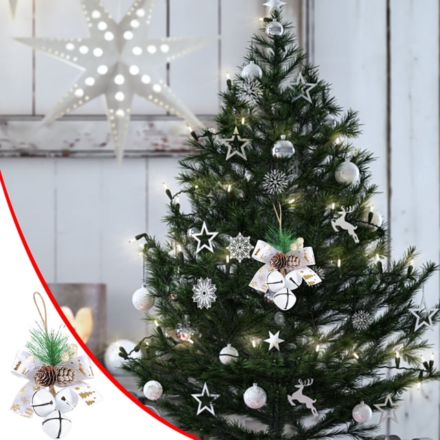 Accesorios Navideños Colgante Árbol de Navidad Familiar Lazo Xihbxyly