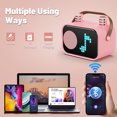 thumbnail image 6 of JYX Karaoke Machine for Kids, Includes 15+  Animation Mode, Connect with Bluetooth, Kids Toy Gift for 3, 4, 5, 6, 7, 8+ Year Old Girls and Boys, 6 of 17