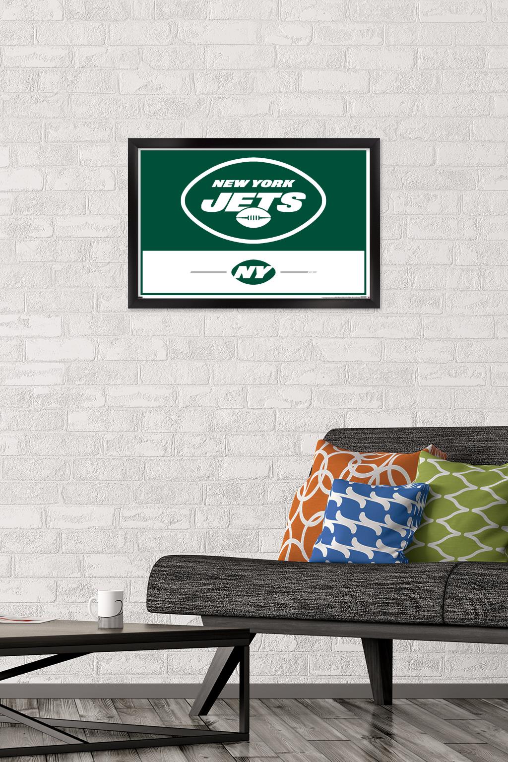 NFL New York Jets - Logo 21 Wall Poster, 14.725" x 22.375", Framed - image 2 of 3