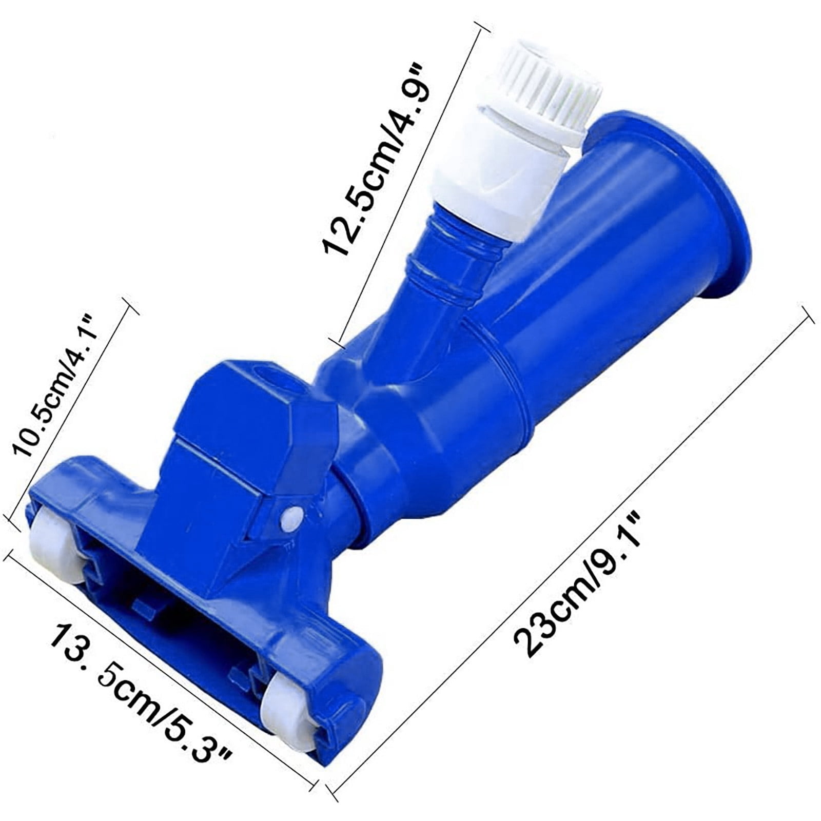 Above Ground Pool Vacuum Kit - 4-Section 59" Telescopic Pole with Jet Cleaner & Brush for Spas, Ponds, Lakes & Fountain Maintenance