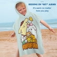 thumbnail image 5 of Pompompurin Kids Beach Towels with Hood Soft Quick Dry Absorbent Hooded Towels Bath Robe for Swim Pool Bath Poncho Towels, 5 of 7