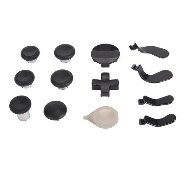 Thumbsticks de Metal para Elite Series 2 13 en 1 El Kit de Botones de Repuesto Incluye 12 Botones Pulsadores 1 Púa 1 Bolsa de Almacenamiento