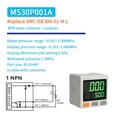 thumbnail image 2 of ZSE30AF ISE30A Interrupteur de Pression Numérique Type SMC, Interrupteur de Pression Électronique, Manomètre de Vide Numérique, Réglable Numériquement, 2 of 7