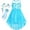 Blue Snowflake Set, variant on Girls Dress Red Hi-low Magic Wand Princess Crown Dress Up Costume 8 Years