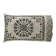 thumbnail image 2 of VHC Brands Custom House Black & Tan Jacquard Standard Pillow Case Set of 2 21x30+4, Cotton Pillow Case, Country Covers for Pillows, Custom House Collection, Rectangle 21x34, Natural, 2 of 5