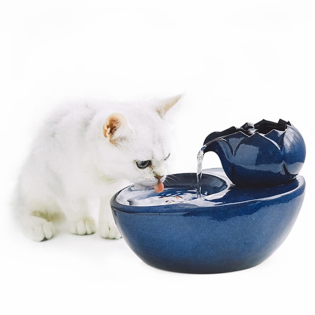 Pet Fountain Creative Automatic Ceramic Cat Water Fountain Pet Drinking Fountain