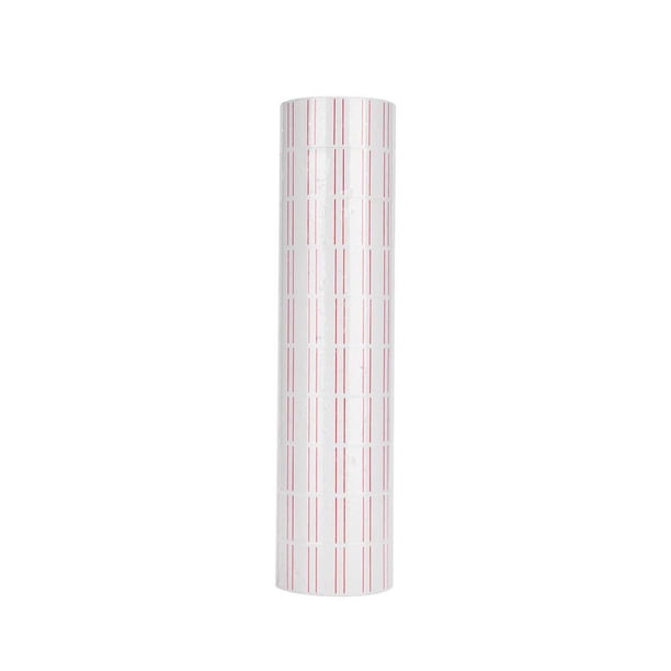 Kenally 10 carretes Etiqueta de precio Etiqueta blanca Etiqueta adhesiva de marcado multifuncional Etiqueta de papel Lag Etiqueta de registro Rollos con Artesanía Kenally TO002289-00