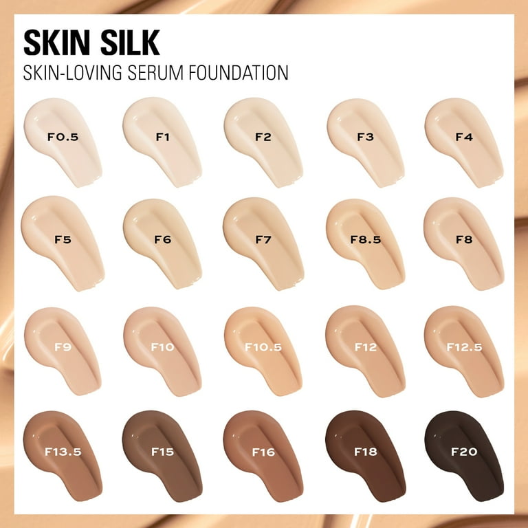 Revolution Skin Silk Serum Foundation F6N