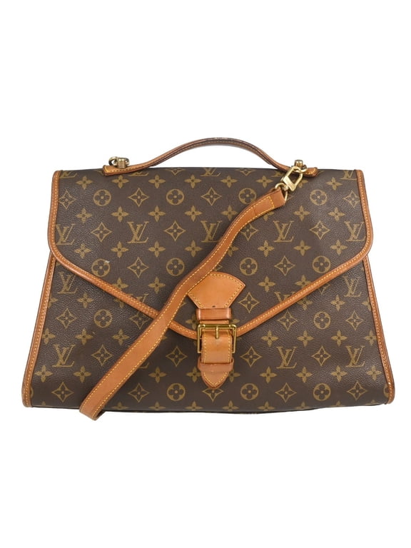 Pre-Owned Louis Vuitton Beverly Monogram Canvas Brown Canvas Briefcase Bag