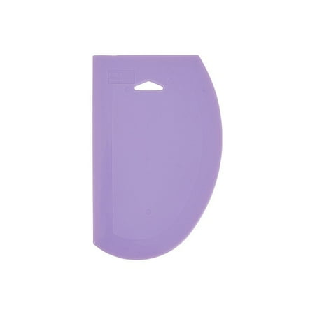 

Plastic Dough Scrapers Purple Allergen Free 7 1/2 x 4 3/4 3 packs