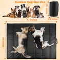 thumbnail image 5 of Large Outdoor Dog Bed Mat, Portable Waterproof Camping Dog Mat, Washable Dog Travel Mat with Carry Bag for Medium and Large Dogs Sleeping, 57"X39", 5 of 9