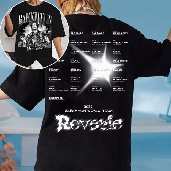 Baekhyun Reverie Tour 2025 T-Shirt, Baekhyun Essence of Reverie Shirt, Baekhyun Elevator Shirt