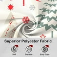 thumbnail image 3 of Christmas Shower Curtain, Colorful Christmas Tree Shower Curtains for Bathroom, Red Green Winter Holiday Shower Curtain, Merry Christmas Xmas Pine Fabric Cloth Bath Curtain Decor, 72x72 Inch, 3 of 6