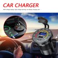 thumbnail image 4 of Cargador USB para coche QC30 + enchufe PD USB tipo C con interruptor de encendido/apagado + cables Ndcxsfigh Accesorios para autos y motos, 4 of 5