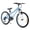 Blue, variant on Hiland Bamcbase 24 Inch Mountain Bike, Front Suspension Fork Bicycles for Teens, Blue