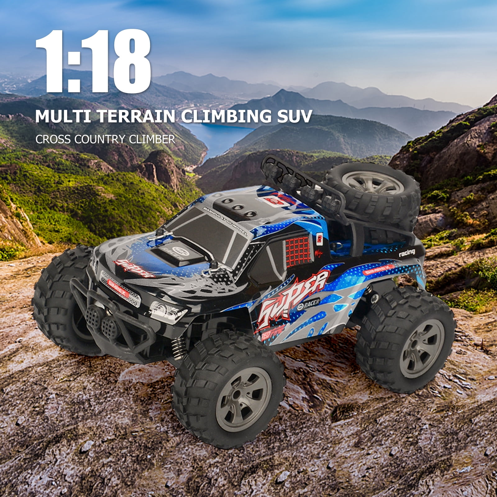 RC Car Boy Girls RC Car, 2.4Ghz 15+KM/H High Speed 2WD RTR Electric