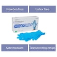thumbnail image 4 of McKesson Confiderm 3.8 Nitrile Exam Gloves, Blue Medical Gloves - Size Medium, 100 Count, 10 Boxes, 1000 Total, 4 of 11