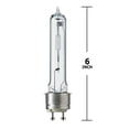 thumbnail image 2 of Philips 140w CosmoPolis Clear T6 PGZ12 White Single Ended HID Light Bulb, 2 of 2