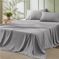 thumbnail image 1 of Queen Sheet Set - 4 Pieces Soft Queen Size Sheets - Breathable & Cooling - Hotel Luxury - Easy Care Polyester Microfiber Bedding for Women, Men, Dark Grey, 1 of 5