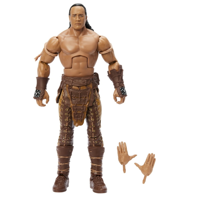  WWE Elite Collection Greatest Hits The Rock Action Figure :  Sports & Outdoors