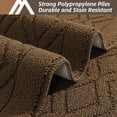 thumbnail image 2 of Alfombras de cocina COSY HOMEER, 50 x 120 cm, antideslizantes, color marrón, 2 of 7