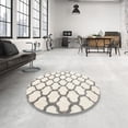 thumbnail image 4 of Ahgly Company Machine Washable Indoor Rectangle Contemporary Champagne Beige Area Rugs, 4' x 6', 4 of 7