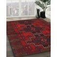 thumbnail image 2 of Ahgly Company Indoor Square Traditional Bakers Brown Persian Area Rugs, 7' Square, 2 of 6