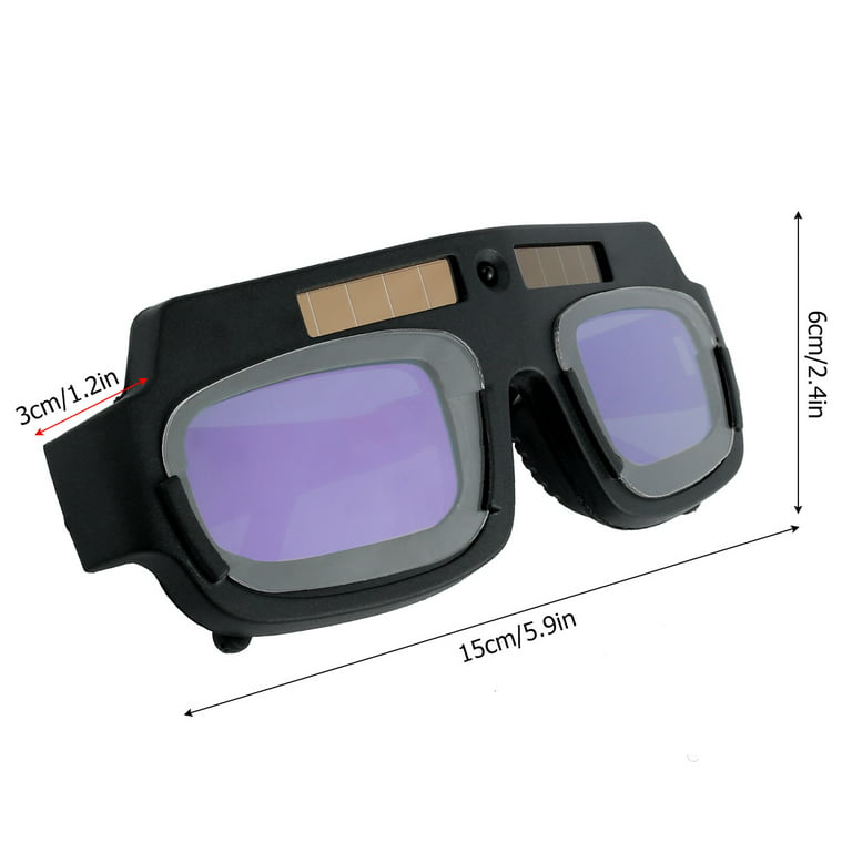 Auto Darkening Welding Glasses True Color View Welder Glasses Optical  Clarity Welding Goggle Solar Eye Protection Welding Glasses for Electric  Welding