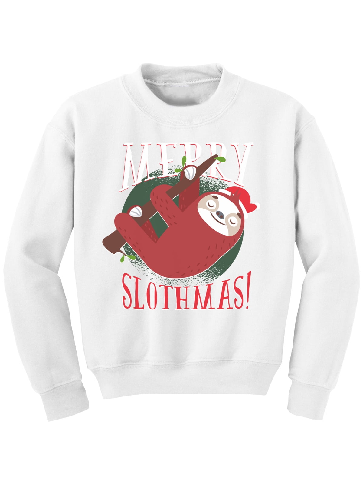 merry slothmas jumper