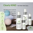 thumbnail image 4 of Clearly KIND, The Polite Odor Eliminator "Before you Poop" Toilet Spray | Pre Poo Essential Oil Magic Keeps the Smell Away | 4 Oz for Bathroom + 1 Oz Travel Size Set in Majestic Rose, 4 of 6
