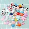 thumbnail image 2 of 40 Pcs Halloween Resin Flatback Decorations, 3D Phone Case Flatback Accessory with ship lifebuoy starfish anchor DIY Mini Halloween Slime Charms for D, 2 of 5
