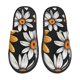thumbnail image 1 of Balery Yellow White Daisy Pattern Pantuflas de Casa de Felpa Silenciosas con Diseño Estampado, Zapatillas Cómodas Antideslizantes de Algodón para Interior-Large, 1 of 8