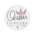 thumbnail image 2 of KDAGR 60 inch Round Beach Towel Blanket Pink Girl Queen Graphics Slogan Tee Glamour Text Cool Travel Circle Circular Towels Mat Tapestry Beach Throw, 2 of 2