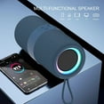 thumbnail image 6 of Dammyty Portable Bluetooth Speaker with Deep Bass Basser, Wireless Stereo Sound Bluetooth Speaker With 5.3,IP67 Waterproof,TWS Pairing for Home Party Outdoor（Blue）, 6 of 8