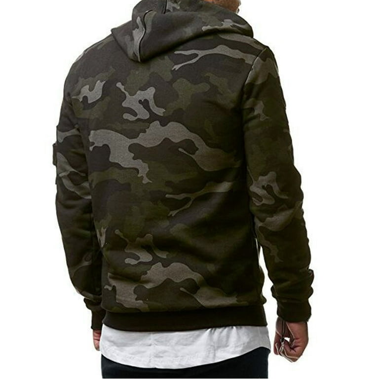 Camo zip up hoodie walmart 2025