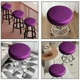 thumbnail image 4 of Stool Covers Round Waterproof Leather Round Bar Stool Covers Round Bar Stool Seat Cover With Elastic Bands Sturdy Round Chair, 4 of 5