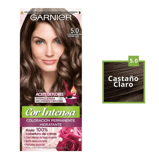 Tinte para cabello Garnier Cor Intensa 5.0 castaño claro