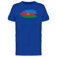 thumbnail image 1 of Brush Stroke Flag Of Azerbaijan Tee Men's -Image by Shutterstock, 1 of 1