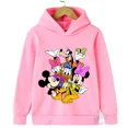 thumbnail image 2 of Ropa para niños, sudadera con capucha de Minnie para niñas, ropa para niños, sudadera con capucha con estampado de Mickey Mouse y el pato Donald, jersey de moda para exteriores para niños, 2 of 5